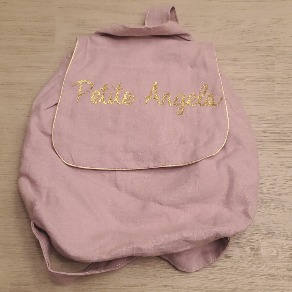 Petite Angels Toddler Backpack  Blush Pink - Like New